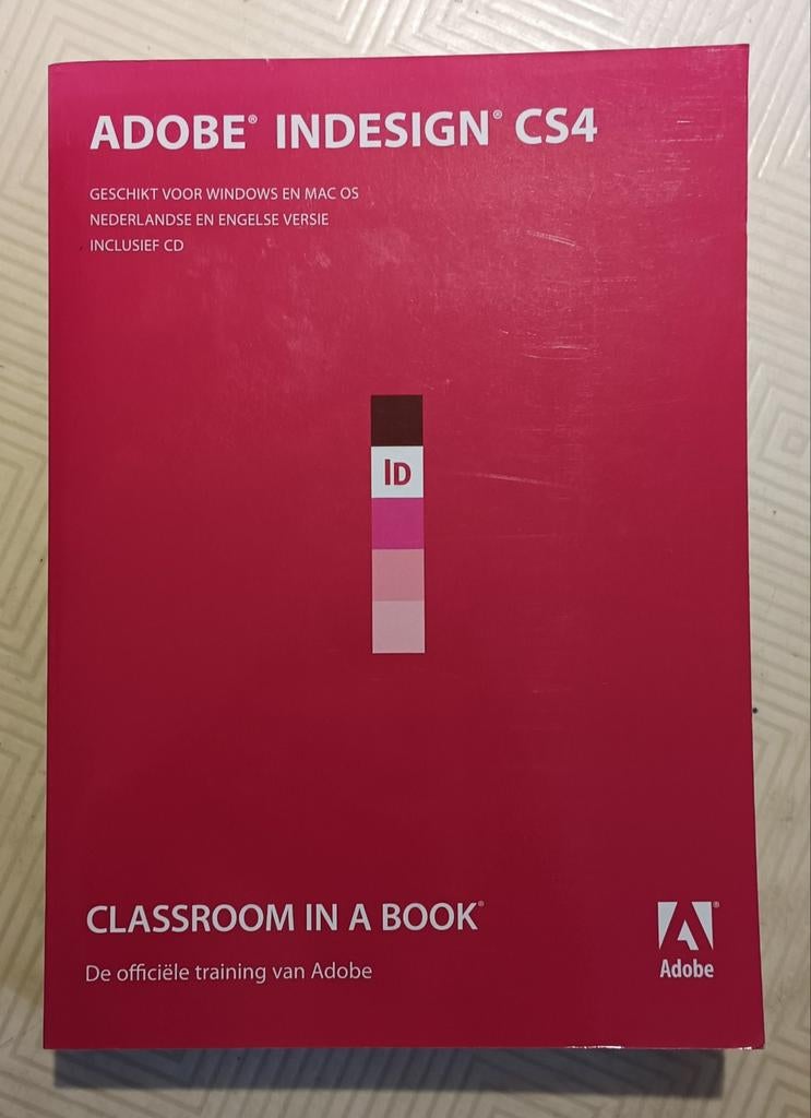 Adobe InDesign CS4 met software cd-rom, Boeken, Informatica en Computer, Nieuw, Software, Ophalen of Verzenden