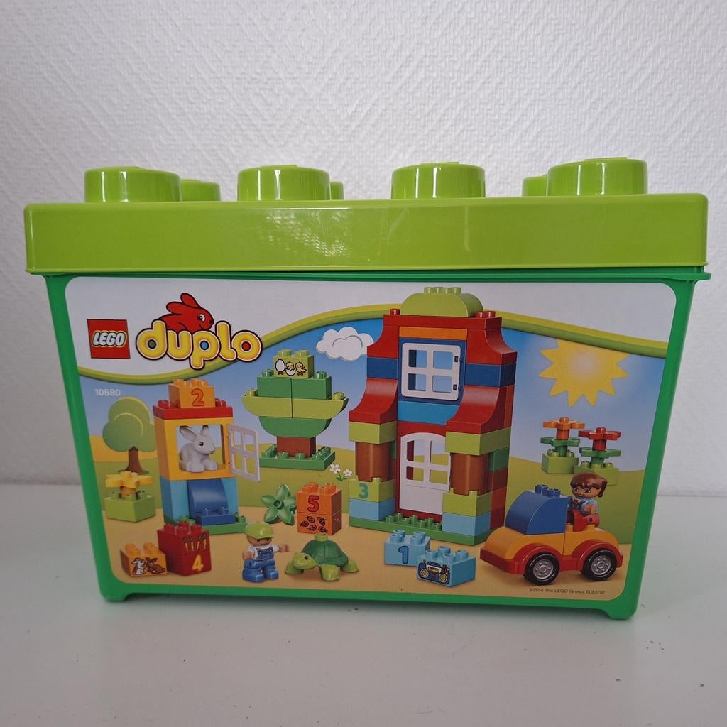 Lego duplo set 10580 met opbergbox, Ophalen of Verzenden, Zo goed als nieuw, Overige merken
