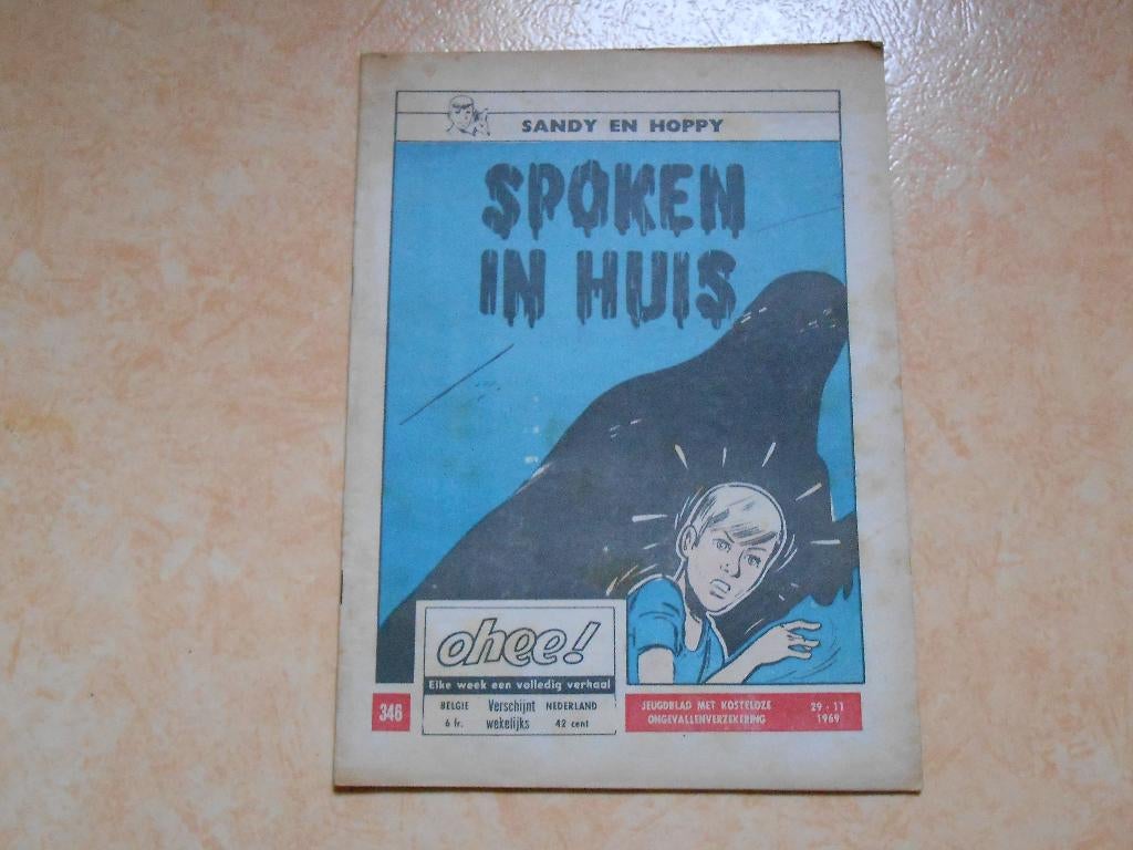 Ohee 346 Spoken in huis 1969., Enlèvement ou Envoi, Une BD, Lambil; Cauvin, Utilisé