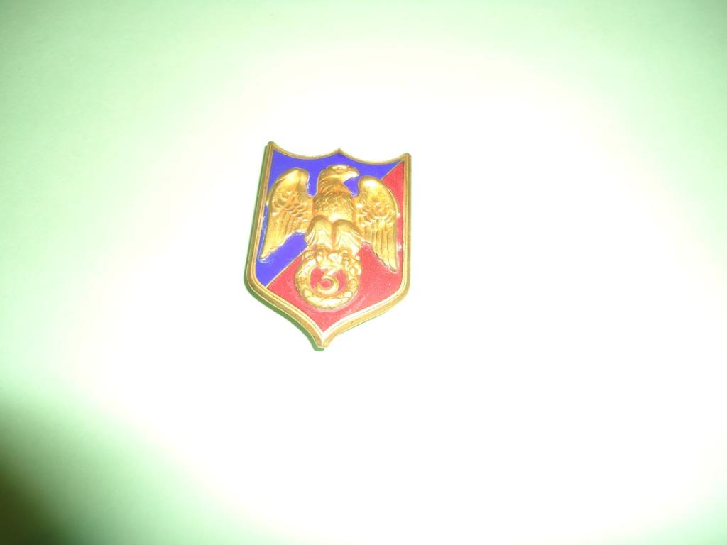 insigne de la 3 légion de la garde 1945, Ophalen of Verzenden, Rijkswacht, Embleem of Badge