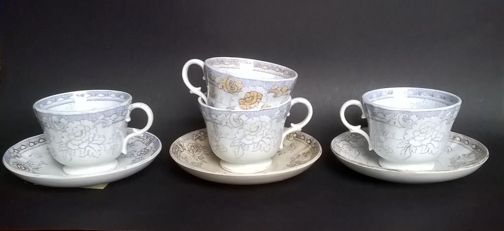 Tasses et sous-tasses Boch Keramis, Antiquités & Art, Antiquités | Services (vaisselle) pièces, Enlèvement ou Envoi