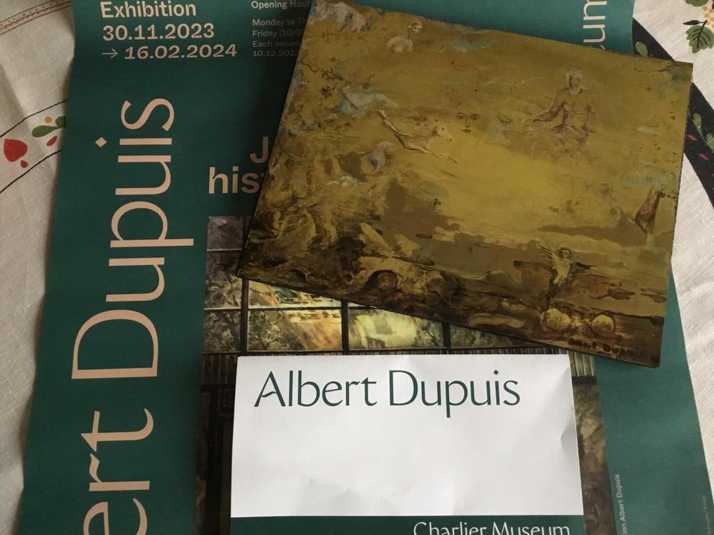 Schilderen op metaal..ALBERT DUPUIS…1923~2010