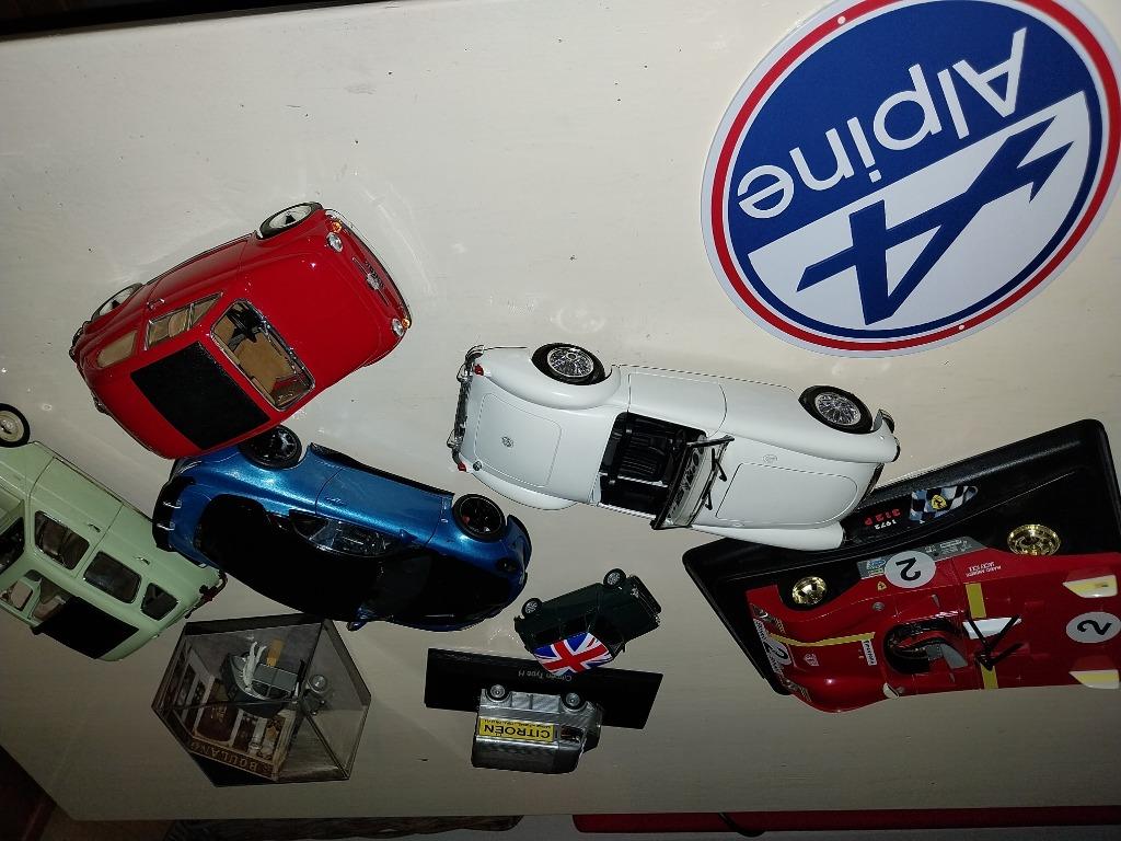 Lot schaalmodellen oa alpine mg fiat ferrari enz, Ophalen of Verzenden