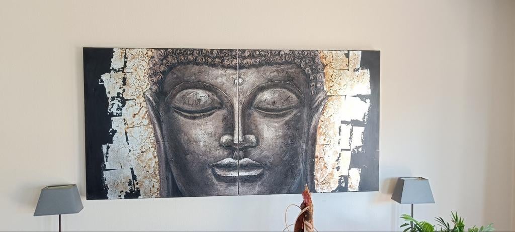 Canvas schilderij Boeddha, Antiek en Kunst, Ophalen