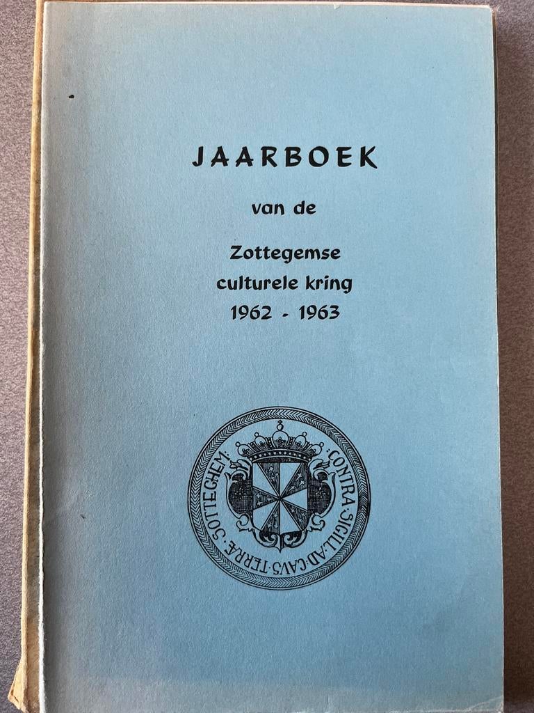 Jaarboek 1954-1955 van de Zottegemse culturele kring, Ophalen of Verzenden, Zo goed als nieuw