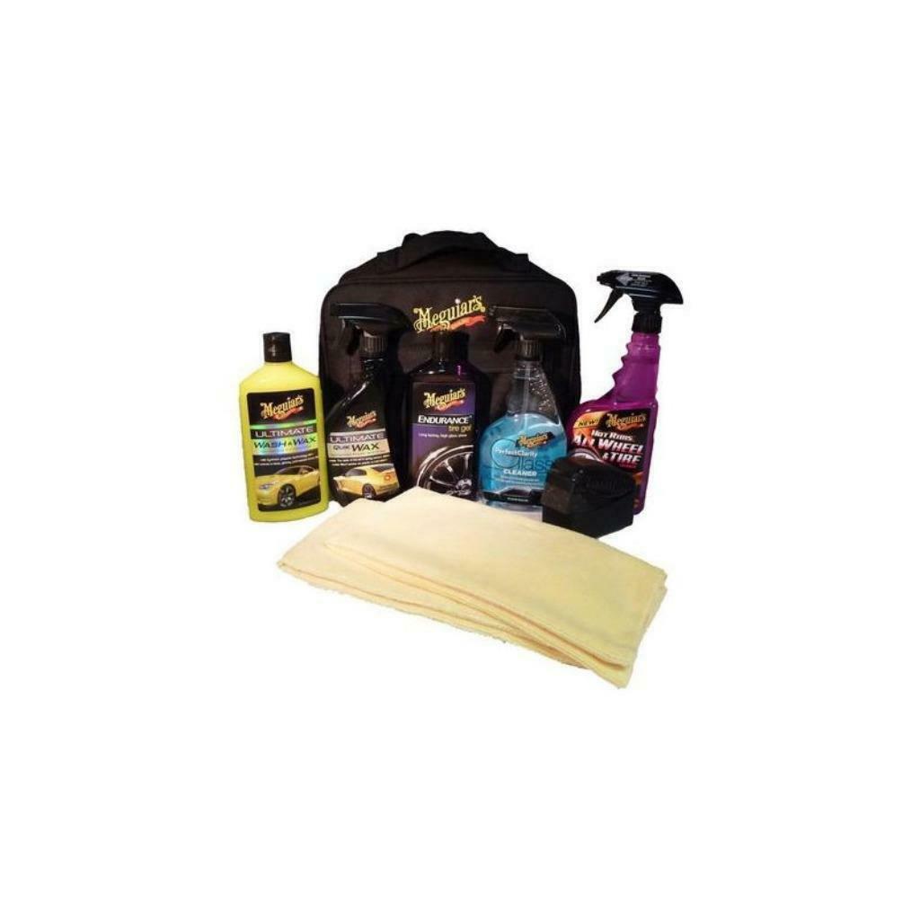 Pack Deluxe Meguiar's - 5 produits & 2 microfibres avec sac, Enlèvement ou Envoi