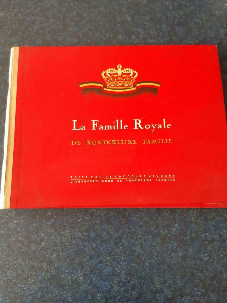 boek met chromo's : koninklijke familie, Ophalen, Gelezen