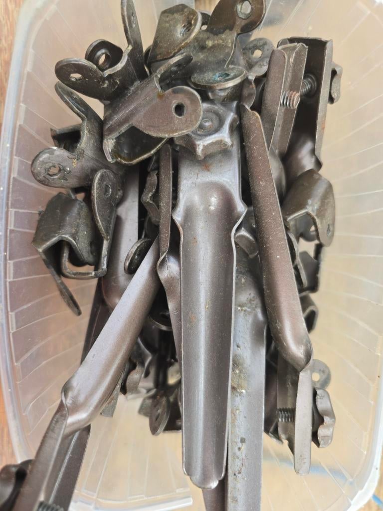 Antieke clips voor trap tapijt, Ophalen of Verzenden