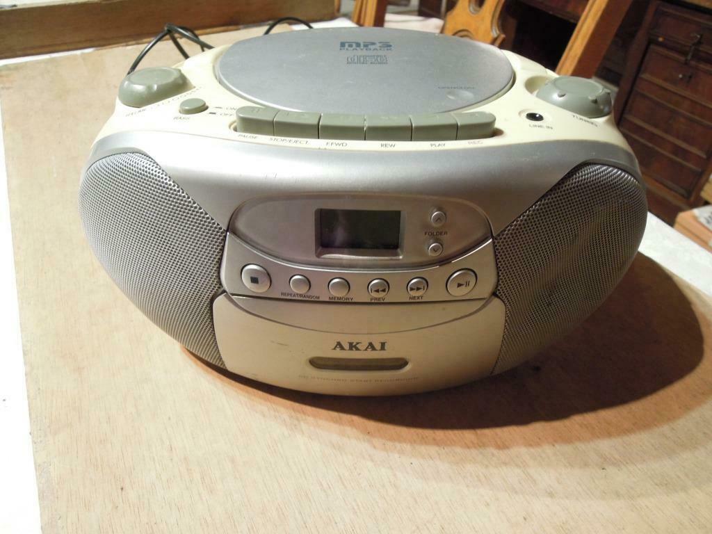 N°  052 radio cassette CD speler Akai APRTC20/1, Enlèvement ou Envoi, Utilisé