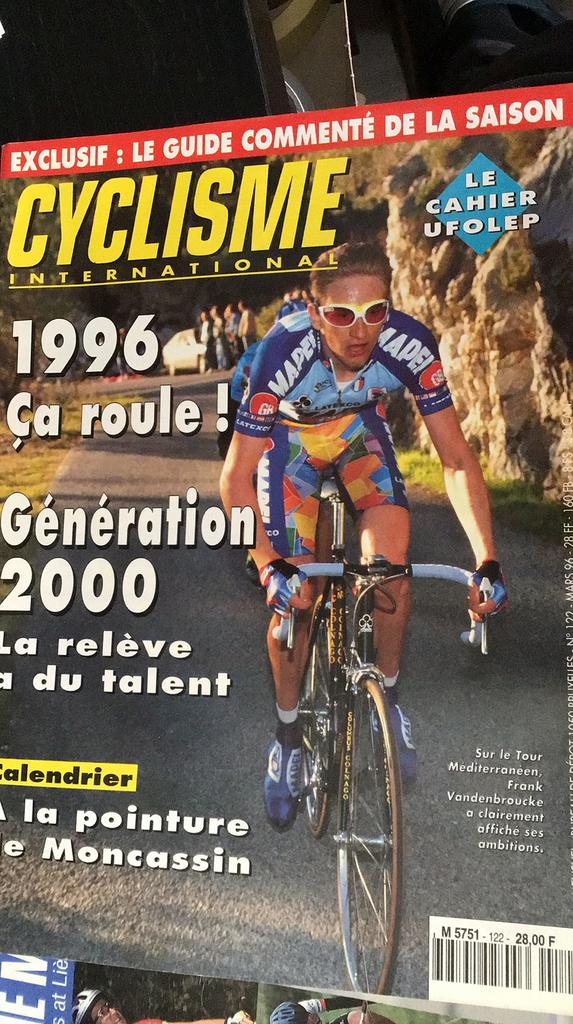 cyclisme international 1996 frank vandenbroucke van der poel, Envoi, Comme neuf