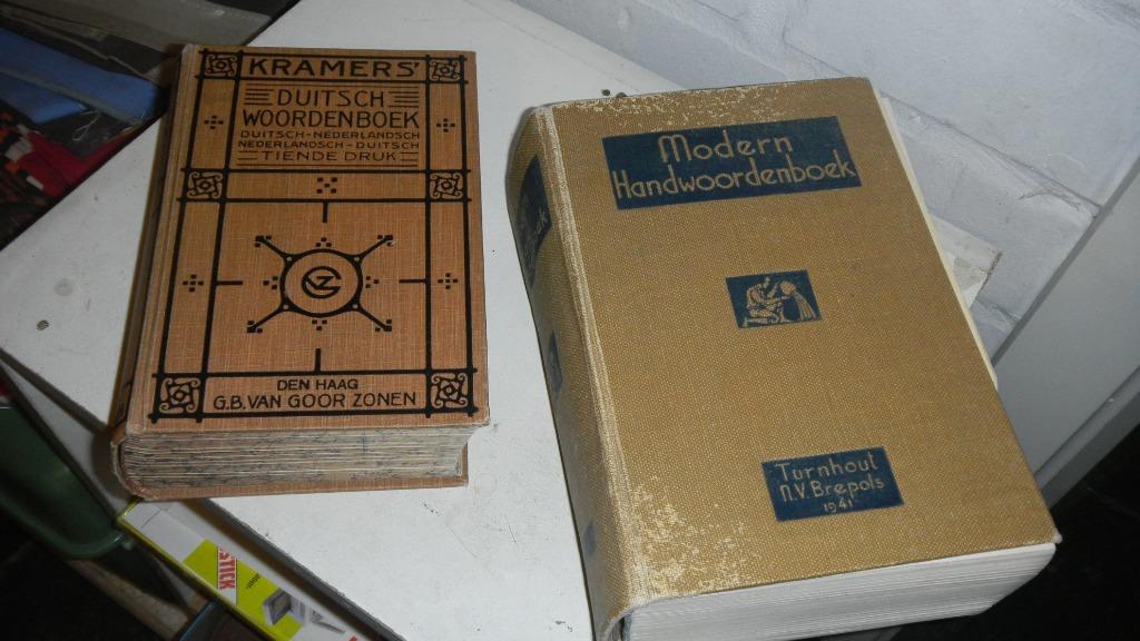 Oude woordenboeken, Boeken, Woordenboeken, Ophalen, Gelezen, Kramers, Duits