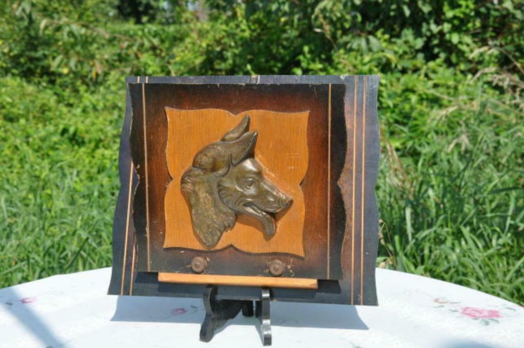 §  porte courrier mural bois et cuivre, Enlèvement ou Envoi