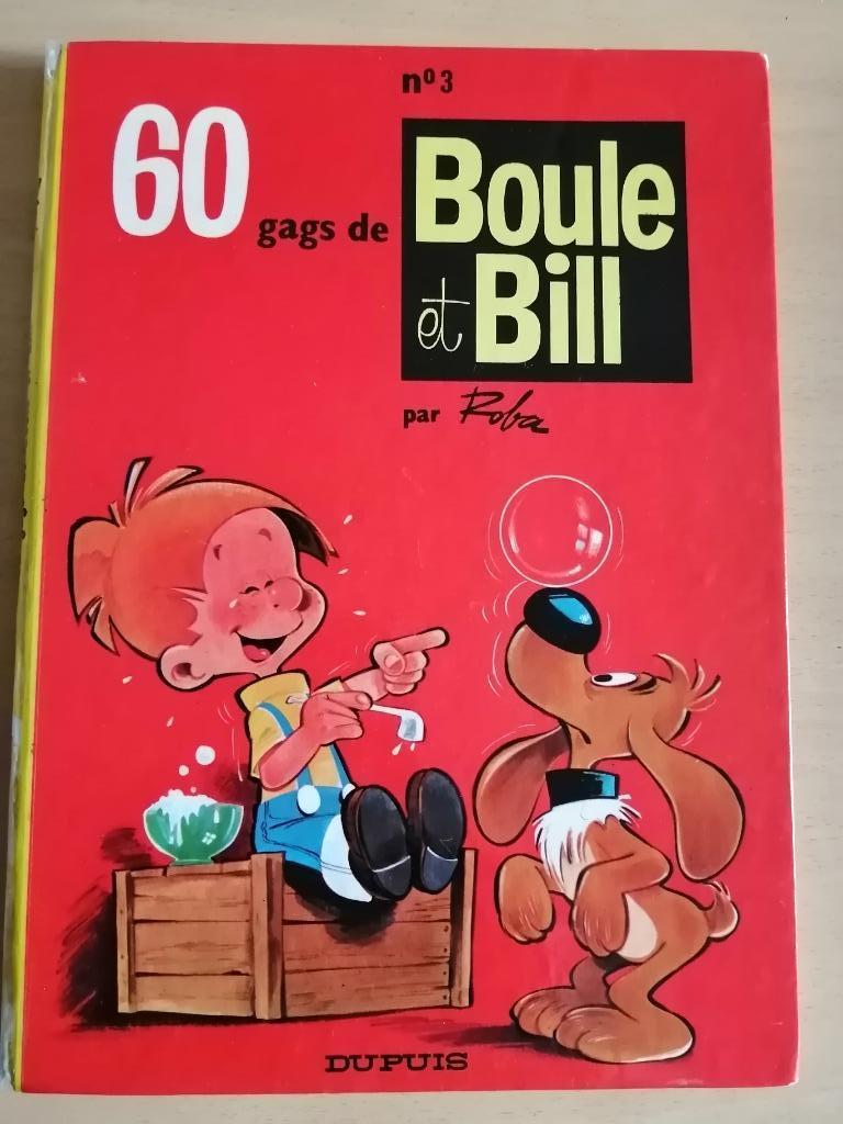 BD Boule et Bill 3. 60 gags de Boule et Bill E.O. 1966 ROBA, Enlèvement ou Envoi, Roba