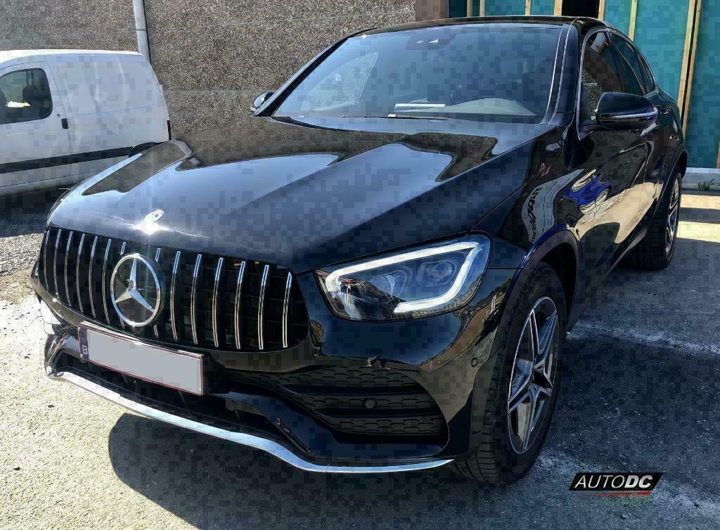 Calandre avant look GTR Mercedes GLC x253 (19-20)Noir/Chrome, Ophalen of Verzenden