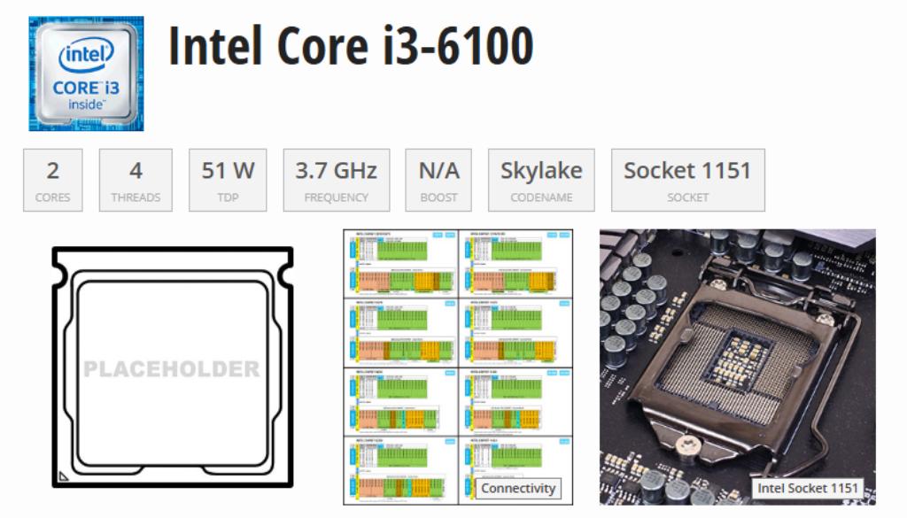 Intel Core i3 CPU, Computers en Software, Processors, LGA 1151, Ophalen of Verzenden, Zo goed als nieuw, 3 tot 4 Ghz