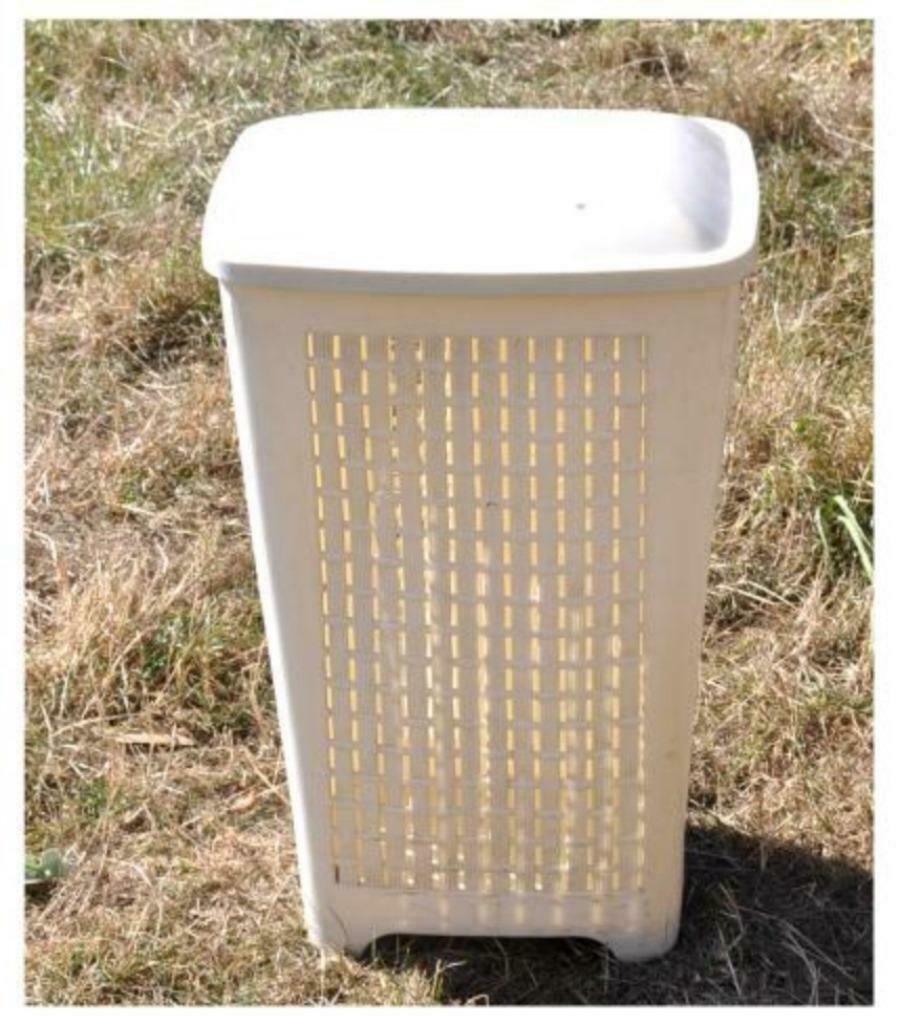 §bac a linges en plastique blanc, Maison & Meubles, Enlèvement ou Envoi, Utilisé, Blanc, Autres types