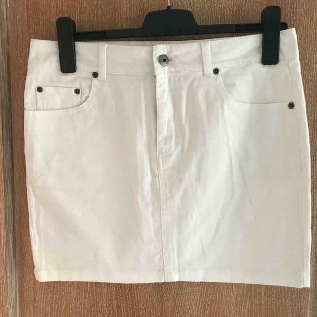 Nieuwe witte rok - maat L (zn4541), Enlèvement ou Envoi, Neuf, Taille 42/44 (L), Blanc