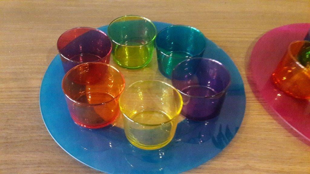 Décoration -Verres à sangria avec plateau, Ophalen, Zo goed als nieuw