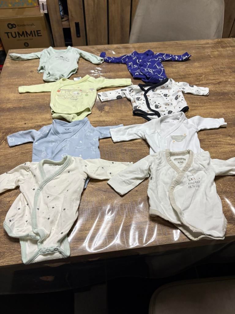 Lot de body, Enfants & Bébés, Enlèvement, Comme neuf, Garçon, Chemise ou Chemisier
