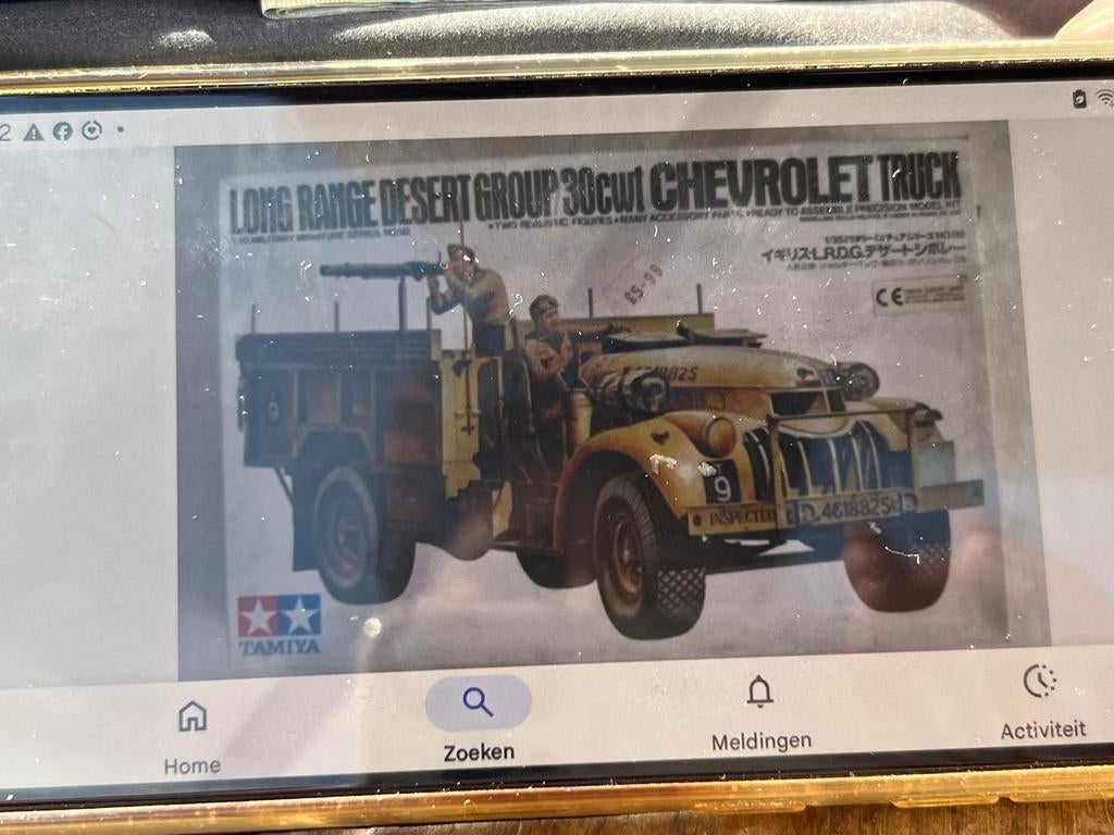 Je recherche la voiture de commandement britannique Tamiya 1, Enlèvement, Comme neuf