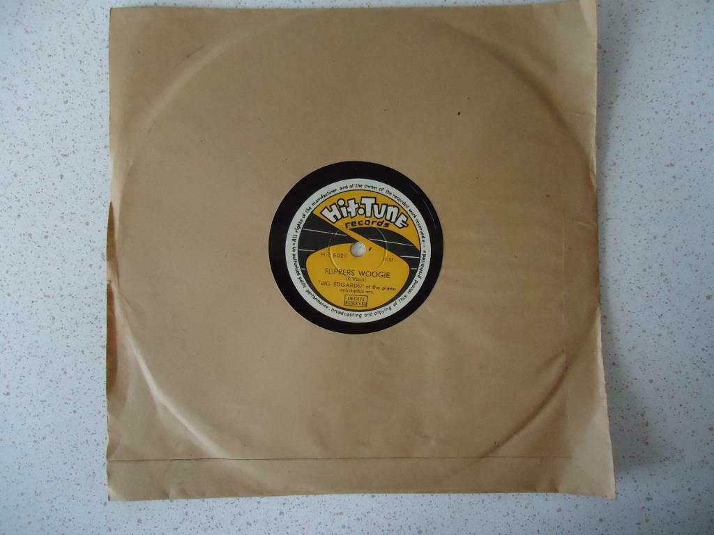 78 Toeren / LP "The Jitters & Big Edwards" Land Of Smile & F, Enlèvement ou Envoi, Utilisé, 10 pouces