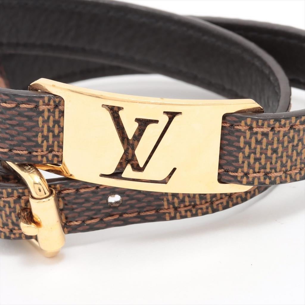 Bracelet Louis Vuitton, Envoi, Utilisé, Brun, Cuir