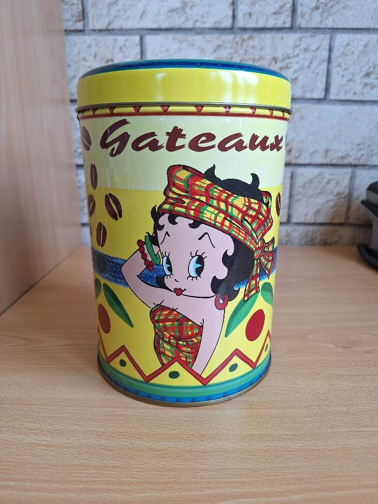 Betty Boop taartdoos Tropico uitzending 1995, Ophalen of Verzenden, Nieuw, Mens