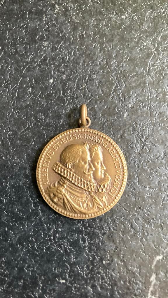 Medaille gent, Postzegels en Munten, Ophalen of Verzenden