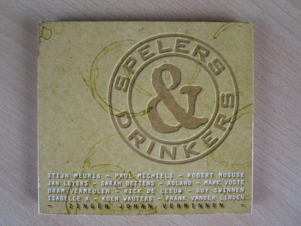 JOHAN VERMINNEN & GUESTS = SPELERS & DRINKERS (TRIBUTE CD), Ophalen of Verzenden, Zo goed als nieuw, Pop