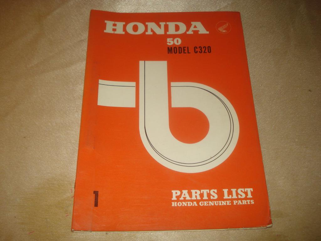 HONDA 50 Model C320 Ancien Catalogue des Pièces, Enlèvement ou Envoi, Honda