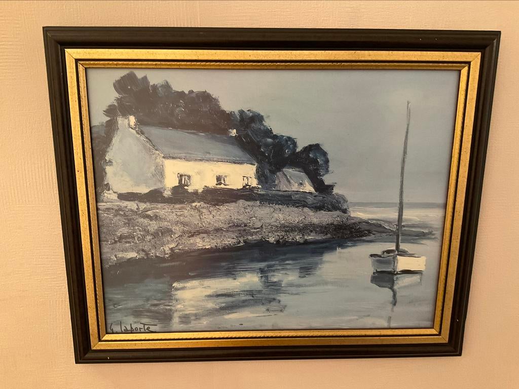Peinture de G. Laporte, Antiquités & Art, Art | Peinture | Classique, Enlèvement ou Envoi
