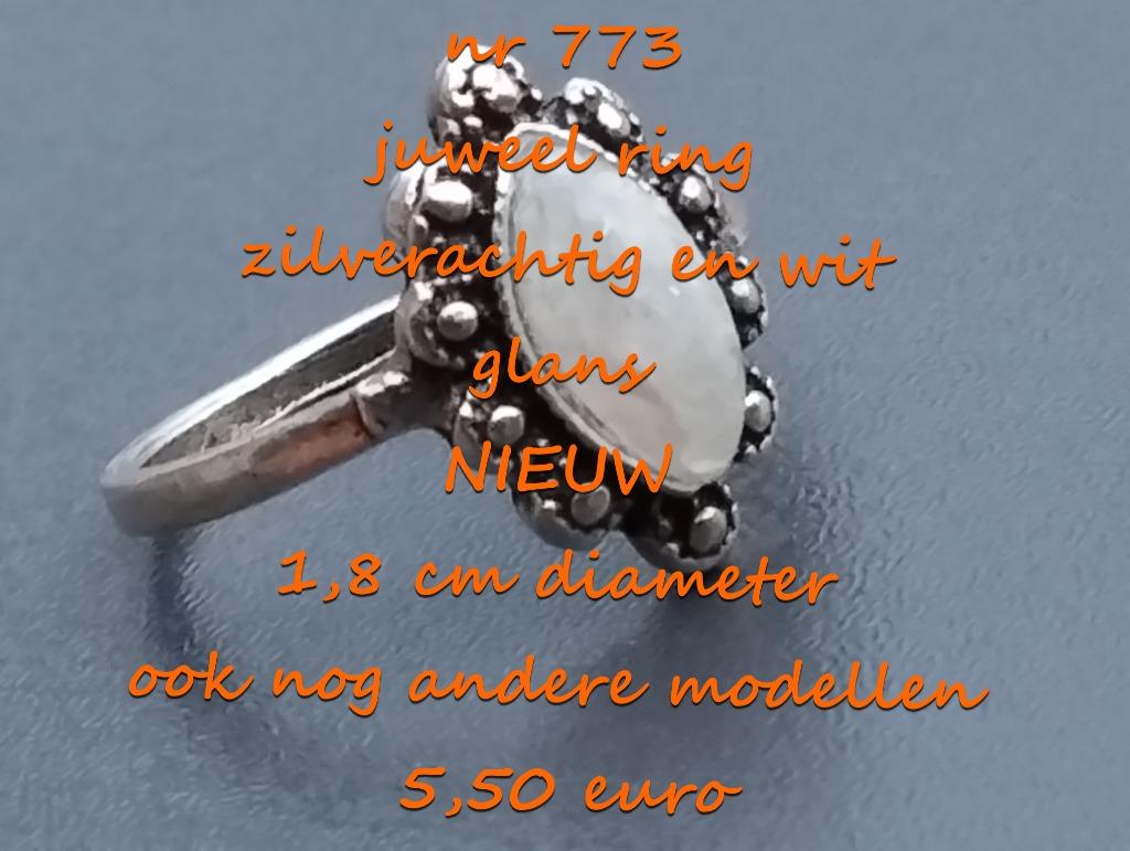 773. Bijou: bague, NEUF, @DERNIÈRE PIÈCE@ frais de port incl, Bijoux, Sacs & Beauté, Bagues, Neuf, Femme ou Homme, 17 à 18, Autres matériaux
