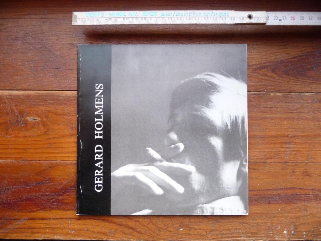 GERARD HOLMENS - KUNSTCATALOGUS MSK OOSTENDE - 1990, Gelezen, Beeldhouwkunst, Ophalen of Verzenden, NORBERT HOSTYN