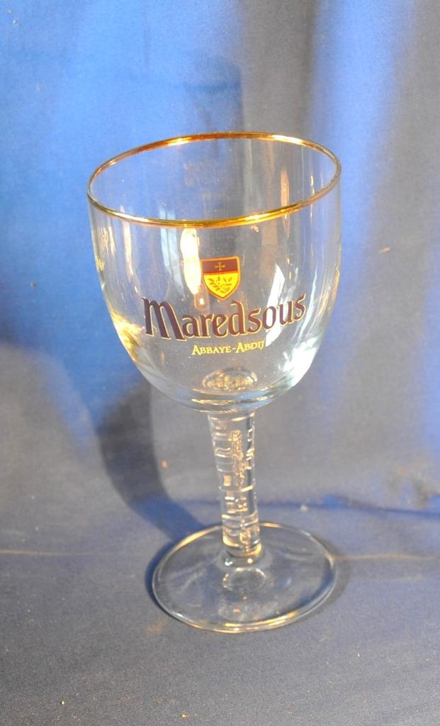 verre a bière sur pied maredsous, Ophalen of Verzenden, Zo goed als nieuw, Glas of Glazen, Overige merken