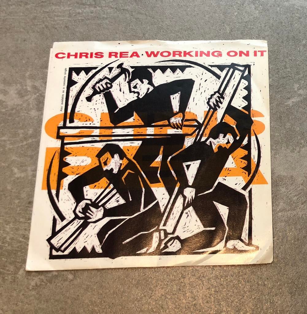 Chris Rea - Working On It (45T vinyl single in prima staat), Enlèvement ou Envoi, Single, Utilisé, 7 pouces