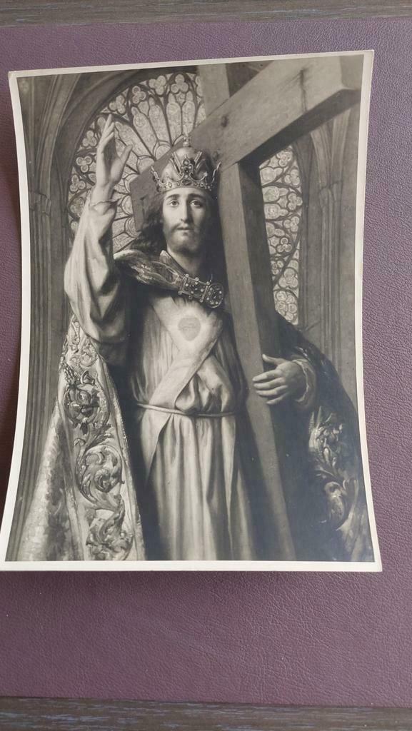 Echte foto beeld Christus met Kruis, Ophalen of Verzenden