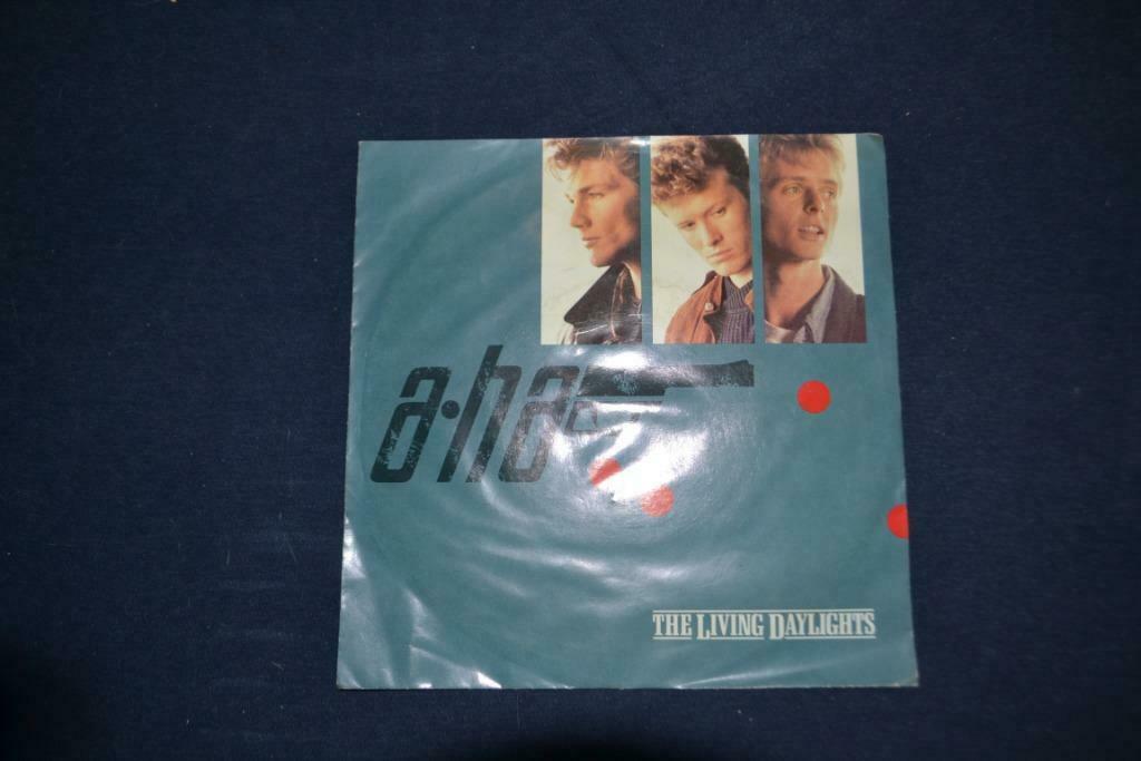VINYL SINGLE 45 TOEREN A-HA, Ophalen, Gebruikt, Overige formaten