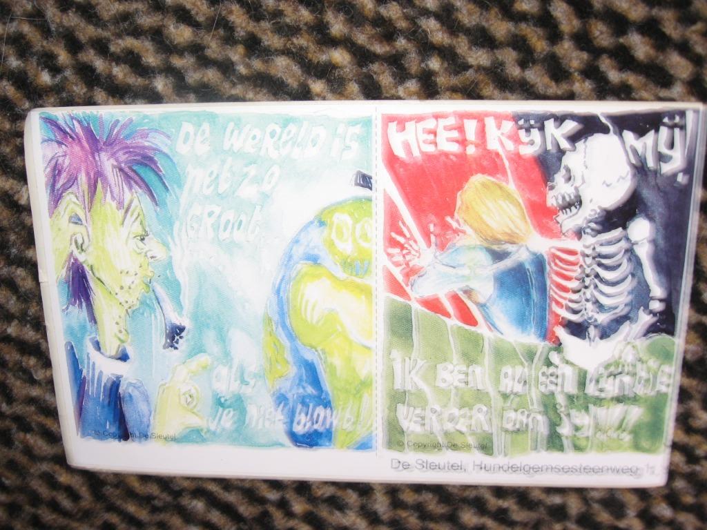 4 stickers in de Nederlandse taal., Ophalen of Verzenden, Nieuw, Overige typen