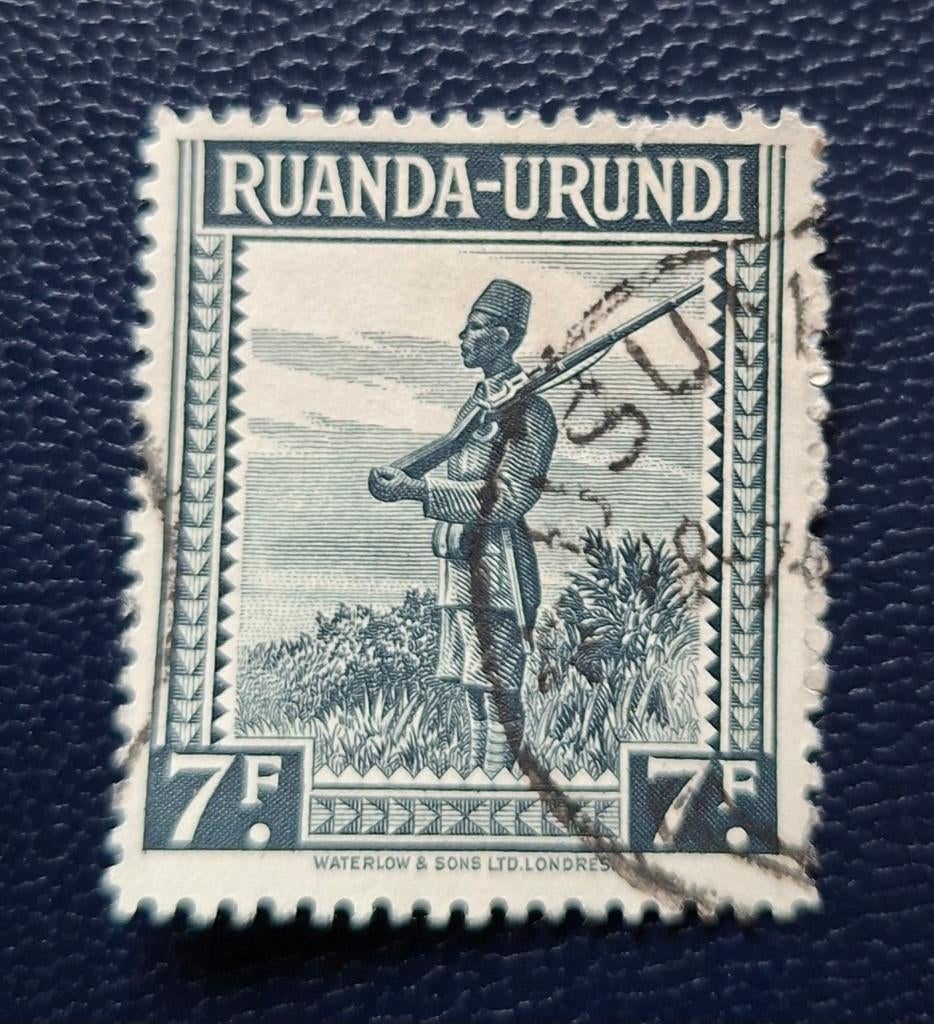 Postzegel Ruanda-Urundi OBP 143, Ophalen of Verzenden, Gestempeld