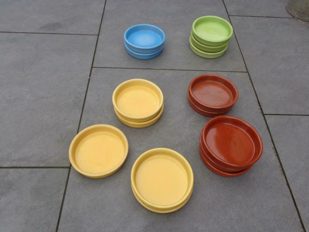15 petits plats ronds en grès pour four, Ophalen, Gebruikt