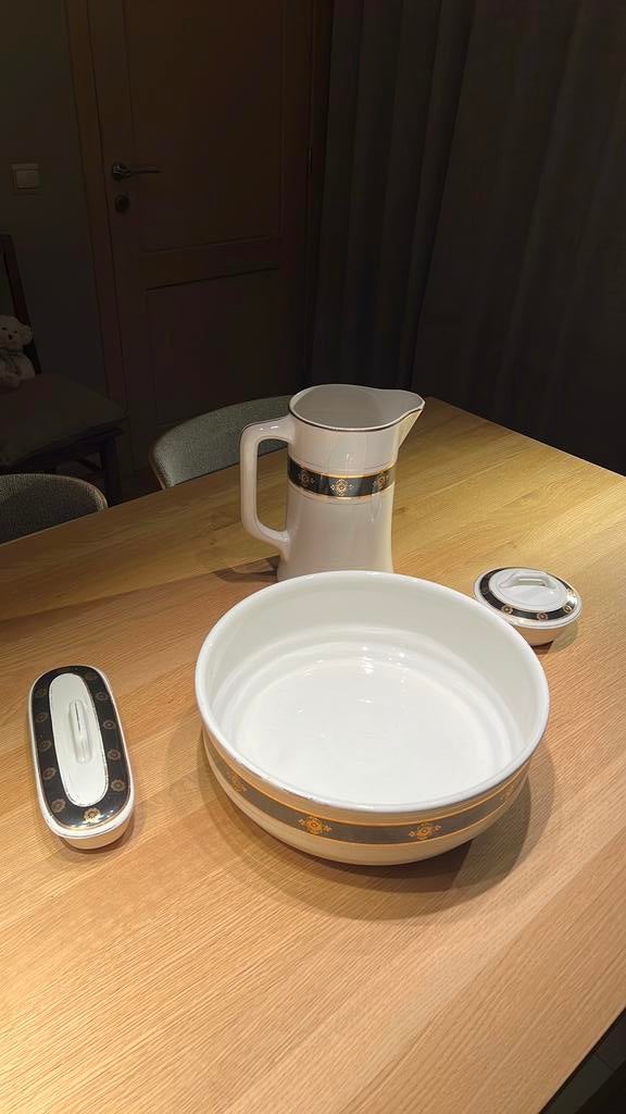 Art deco wasstel Nimy - compleet en zeer goed bewaard, Antiek en Kunst, Ophalen