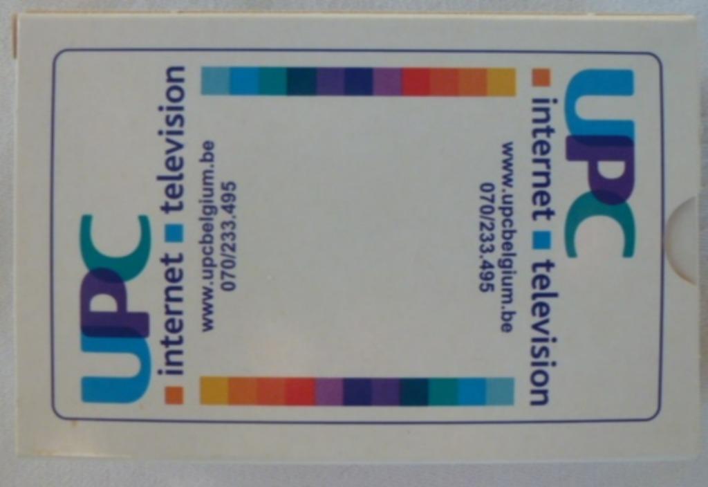 cartes à jouer UPC, Internet, télévision, nouveau, Enlèvement ou Envoi, Comme neuf, Carte(s) à jouer