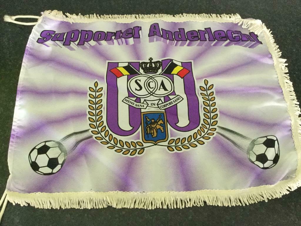 Kleine vlag van Anderlecht, Ophalen of Verzenden, Gebruikt, Clubaccessoires