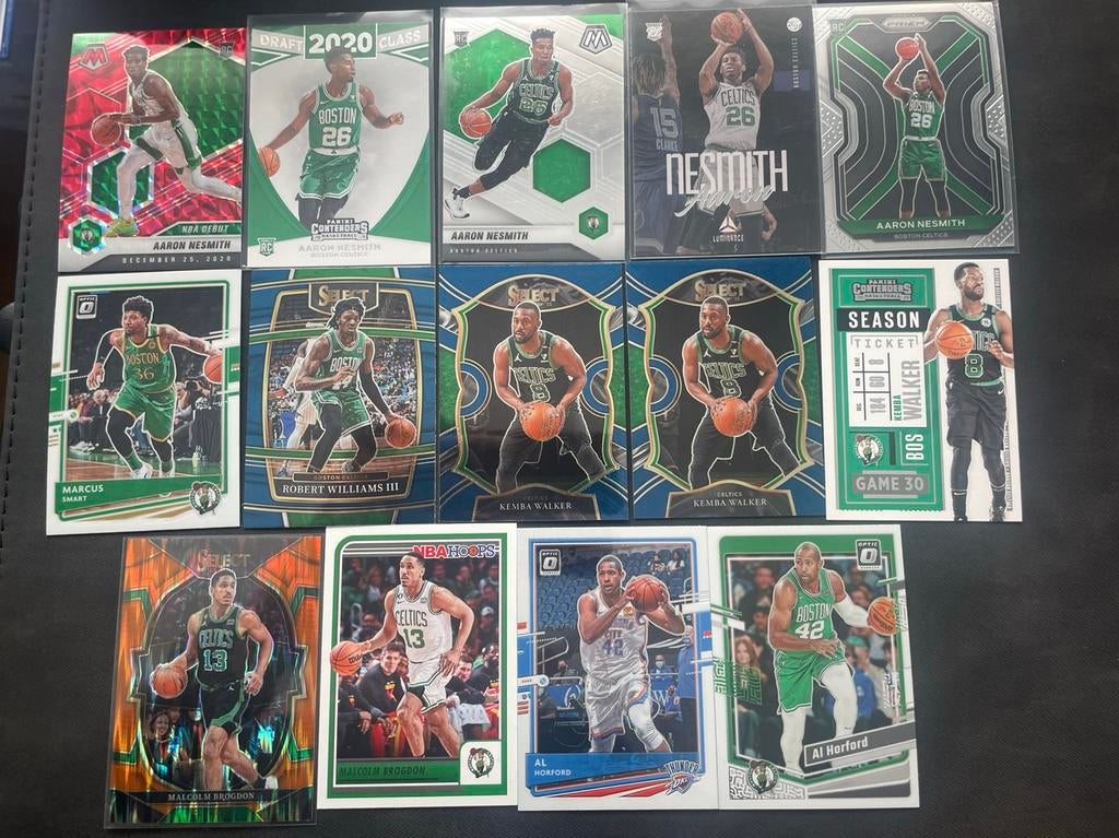 14 cartes des Boston Celtics, Enlèvement ou Envoi, Comme neuf