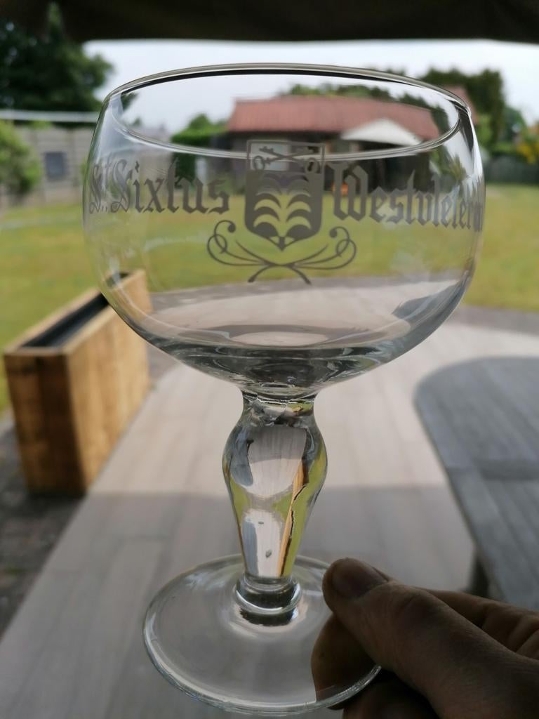 Oud Westvleteren-Trappist bierglas., Verzamelen, Ophalen of Verzenden, Bierglas