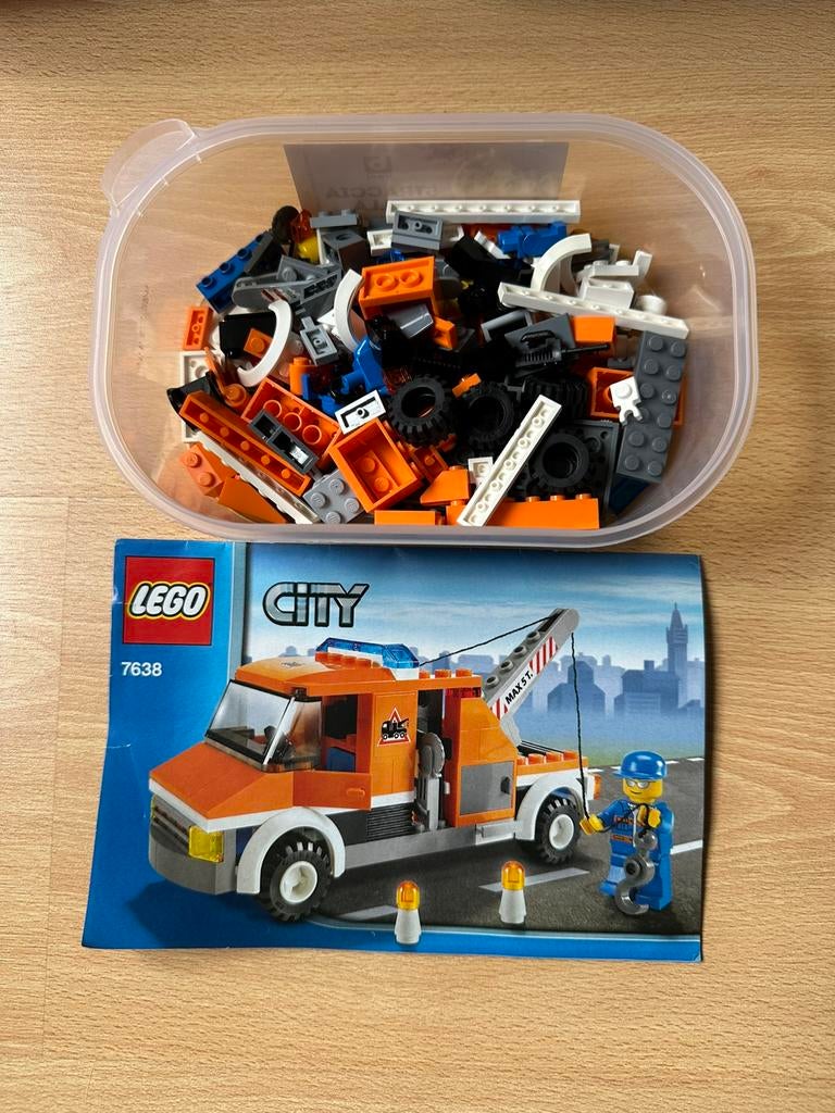 Lego takelwagen set 7638, Ophalen of Verzenden, Complete set, Lego