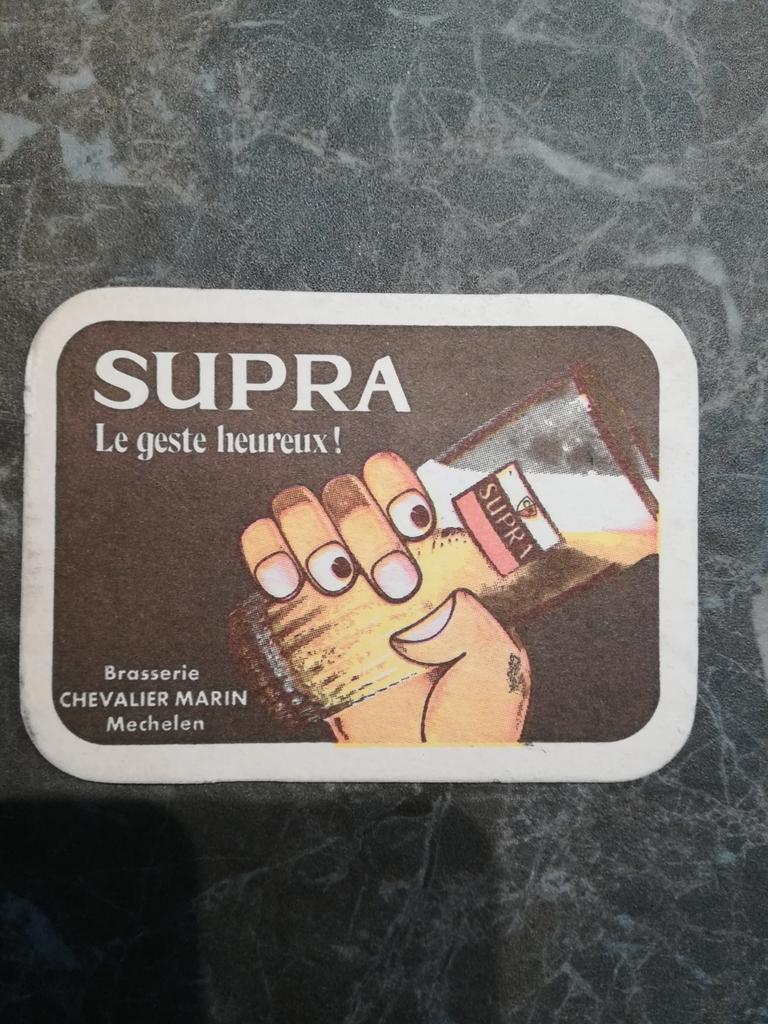 Supra, Verzamelen, Biermerken, Ophalen of Verzenden, Zo goed als nieuw