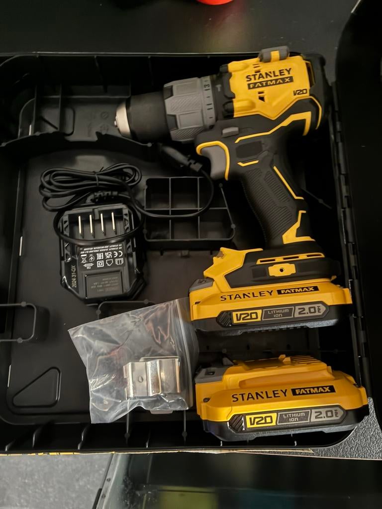 Klopboormachine v20 Stanley fatmax, Ophalen, Nieuw, Boor- en Schroefmachine, Variabele snelheid