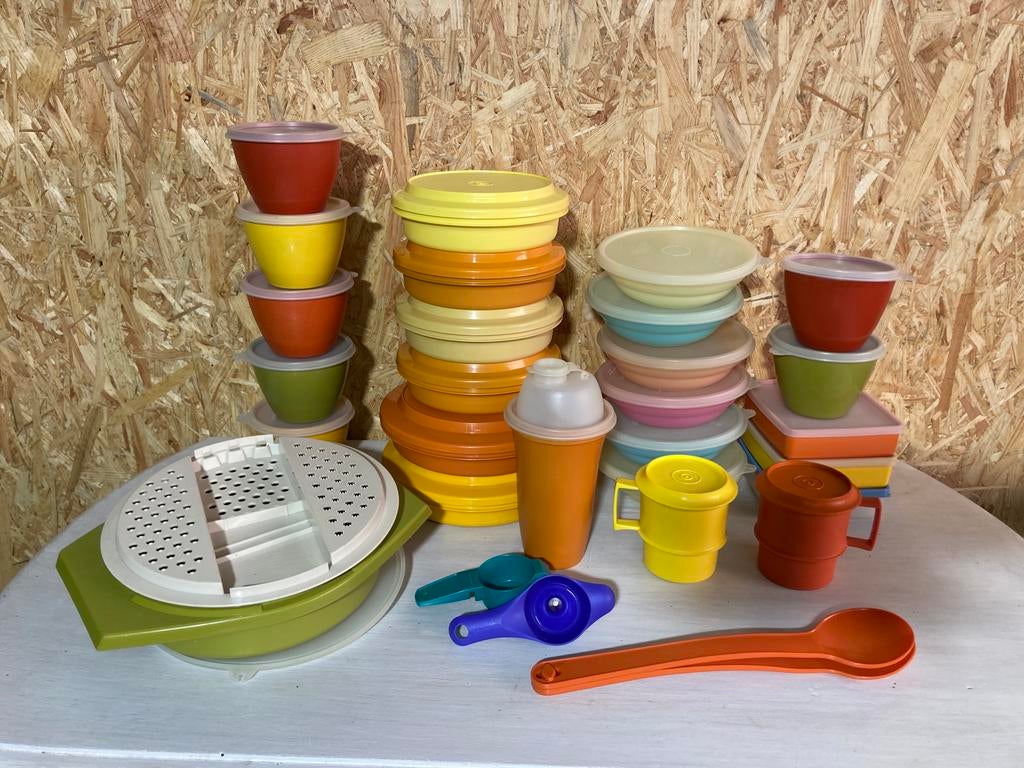 Lot retro Tupperware, Tupperware, Enlèvement ou Envoi, Utilisé, X