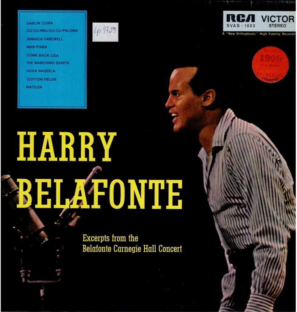 Vinyl, LP   -   Harry Belafonte – Excerpts From The Belafont, Enlèvement ou Envoi, Autres formats